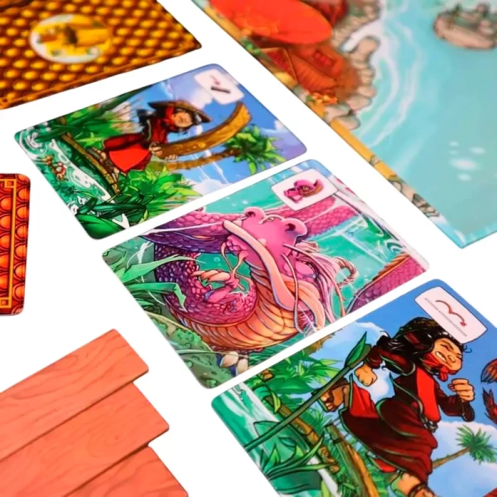 Brettspiel "Flussdrachen"