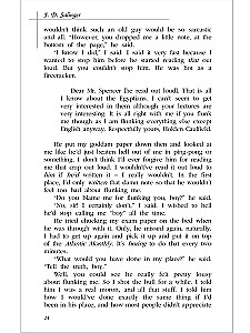 The Catcher in the Rye = Der Fänger im Roggen