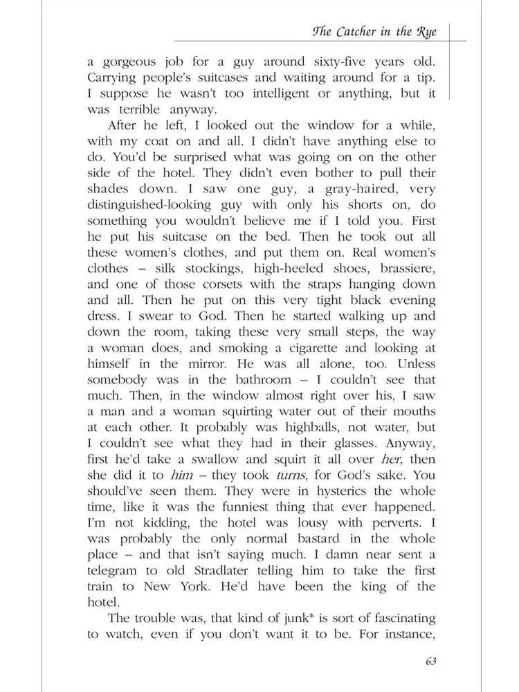 The Catcher in the Rye = Der Fänger im Roggen