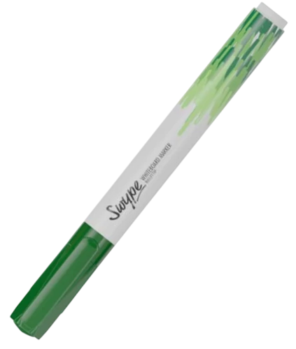 Swype Whiteboard Marker (Green)