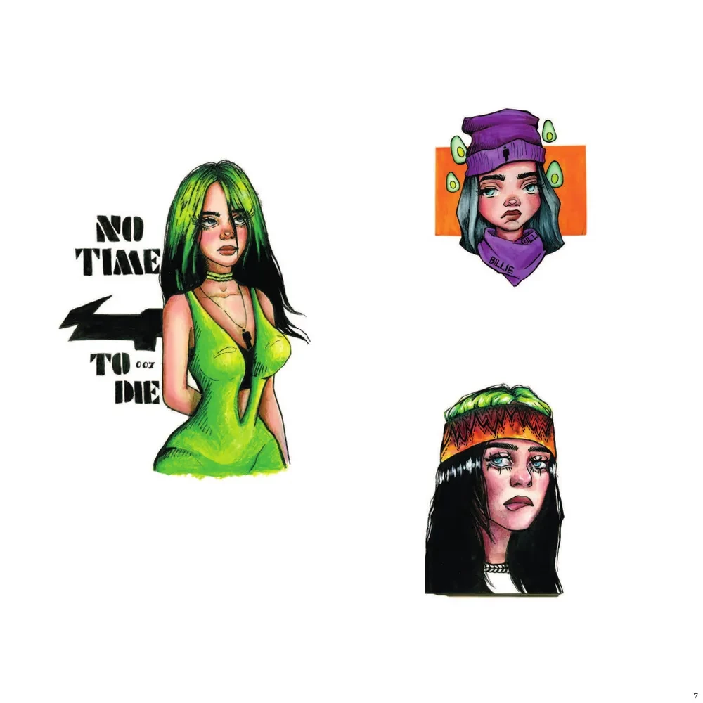 Billie Eilish. Stickers