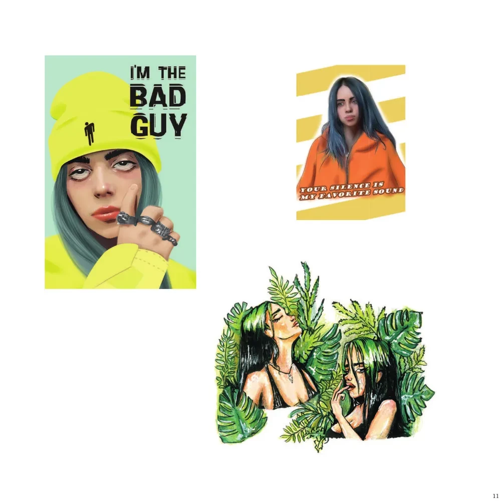 Billie Eilish. Stickers