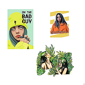 Billie Eilish. Stickers