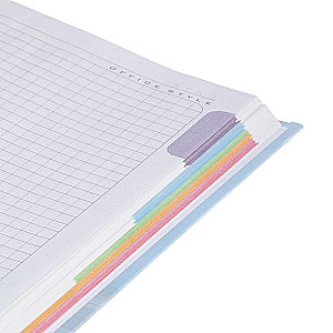 Business Notebook A5 - Floral Kaleidoscope (Grid)