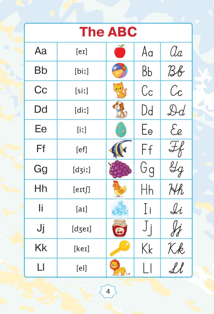 English. Handwriting. English language. Grade 2