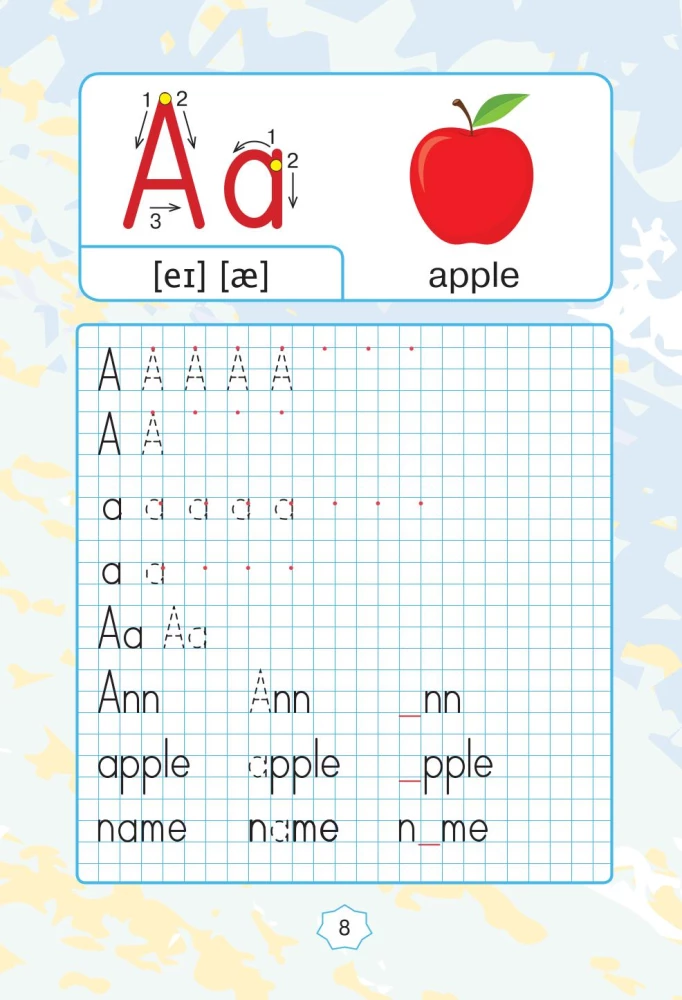 English. Handwriting. English language. Grade 2
