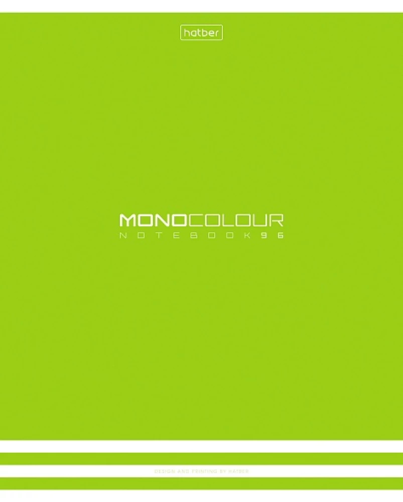 Notatnik - MONOCOLOUR, 96 stron, kratka