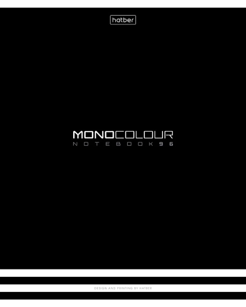 Notatnik - MONOCOLOUR, 96 stron, kratka