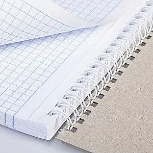 Business Notebook A5 - Fluffy Faces (Grid)
