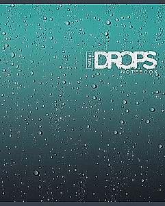 Zeszyt - Drops, A5, 80 stron, kratka, w asortymencie