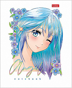 Notatnik A5 seria: Anioły anime (kratka)