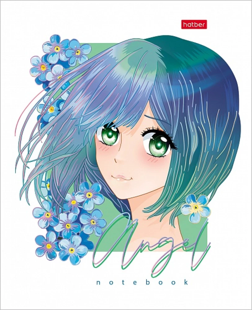 Notatnik A5 seria: Anioły anime (kratka)