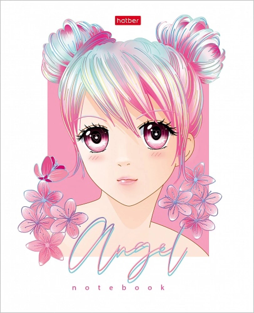 Notatnik A5 seria: Anioły anime (kratka)