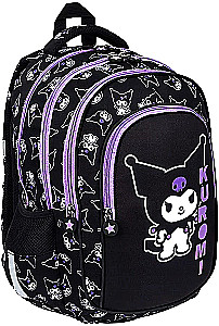 Kuromi Black nelja sektsiooniga seljakott