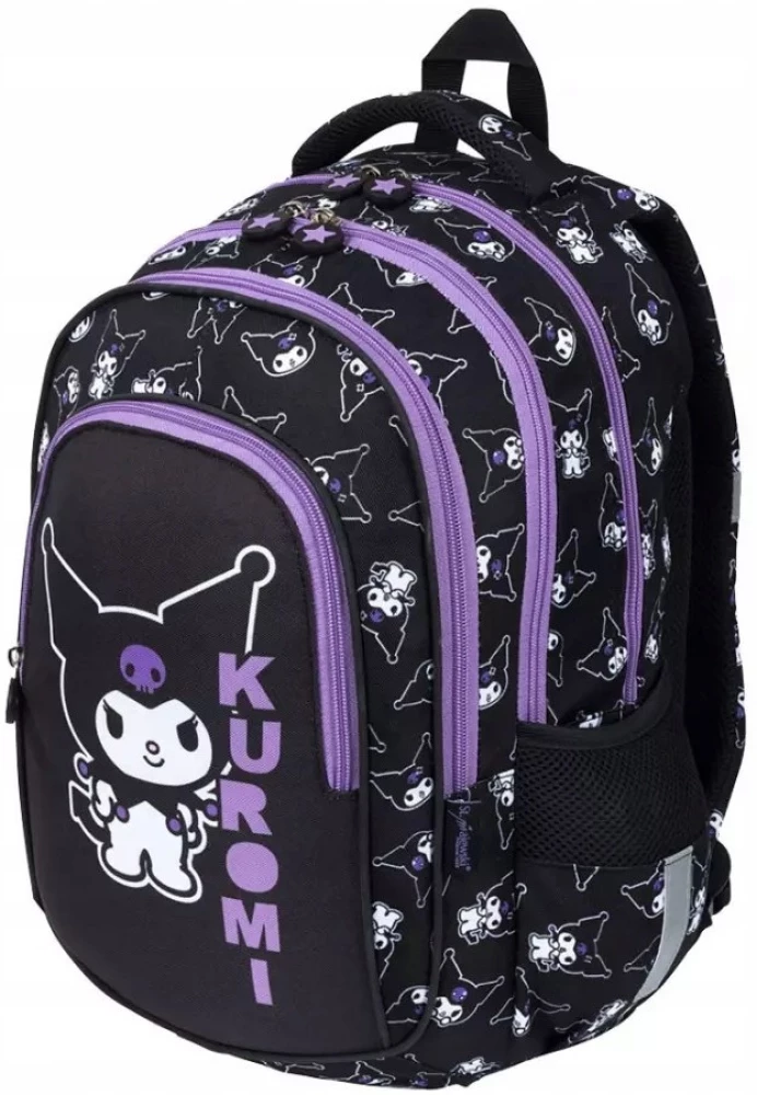 Kuromi Black nelja sektsiooniga seljakott