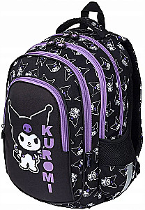 Kuromi Black nelja sektsiooniga seljakott