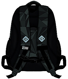 Neljakohaline seljakott Geometric Grey
