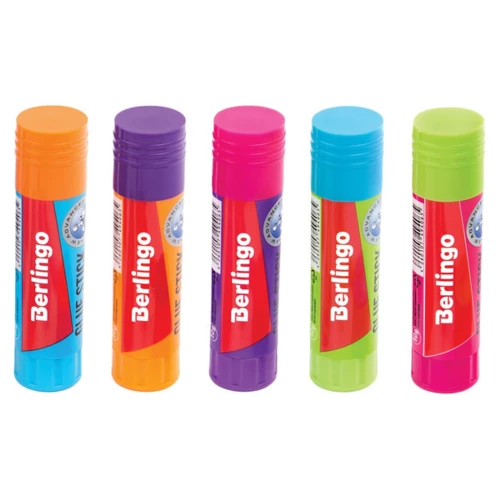 Glue stick - Berlingo Fuze, 10 g, assorted