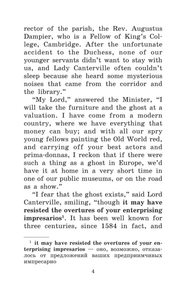 Das Gespenst von Canterville = The Canterville Ghost