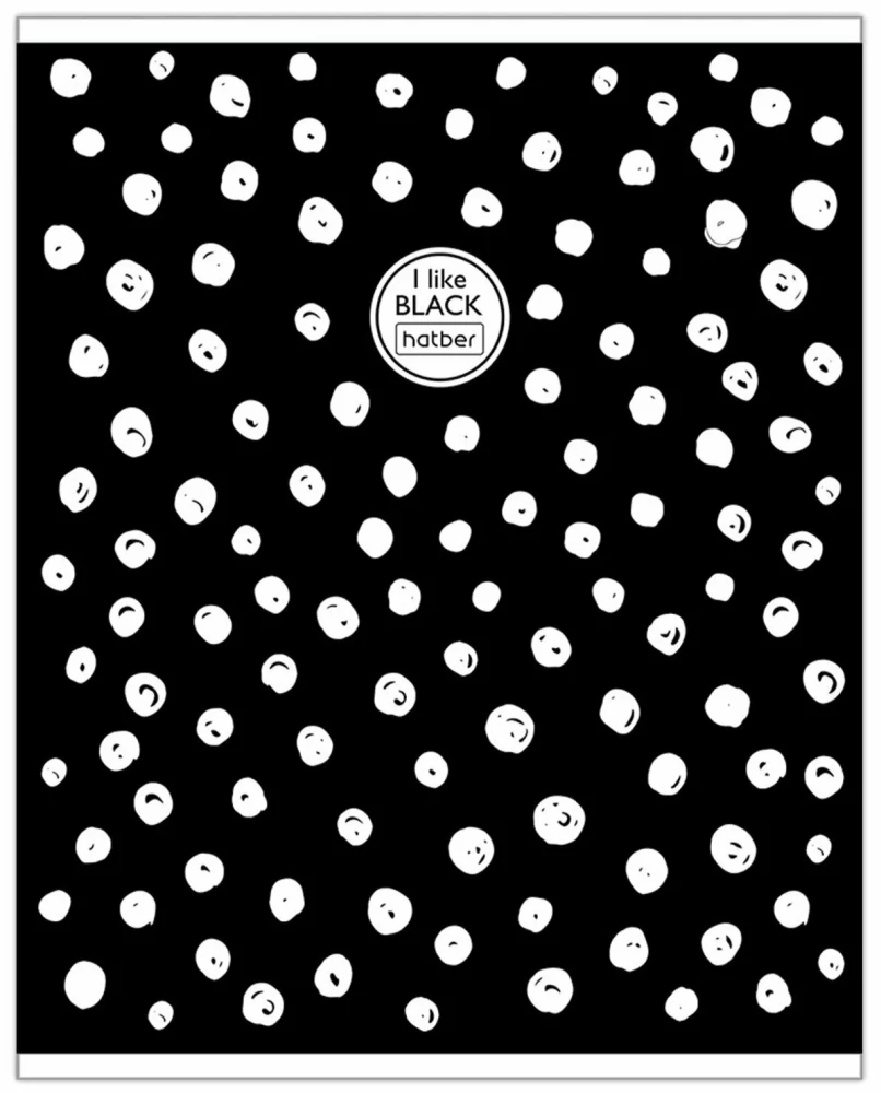 Notatnik A5 - seria: I Like Black (kratka)
