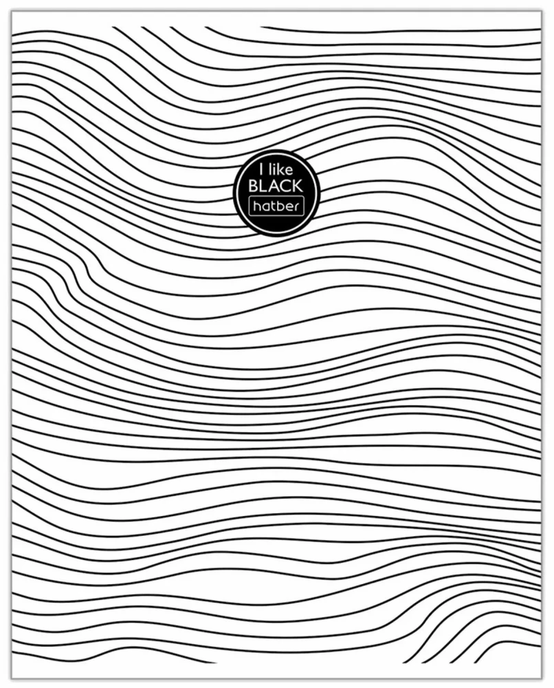 Notatnik A5 - seria: I Like Black (kratka)