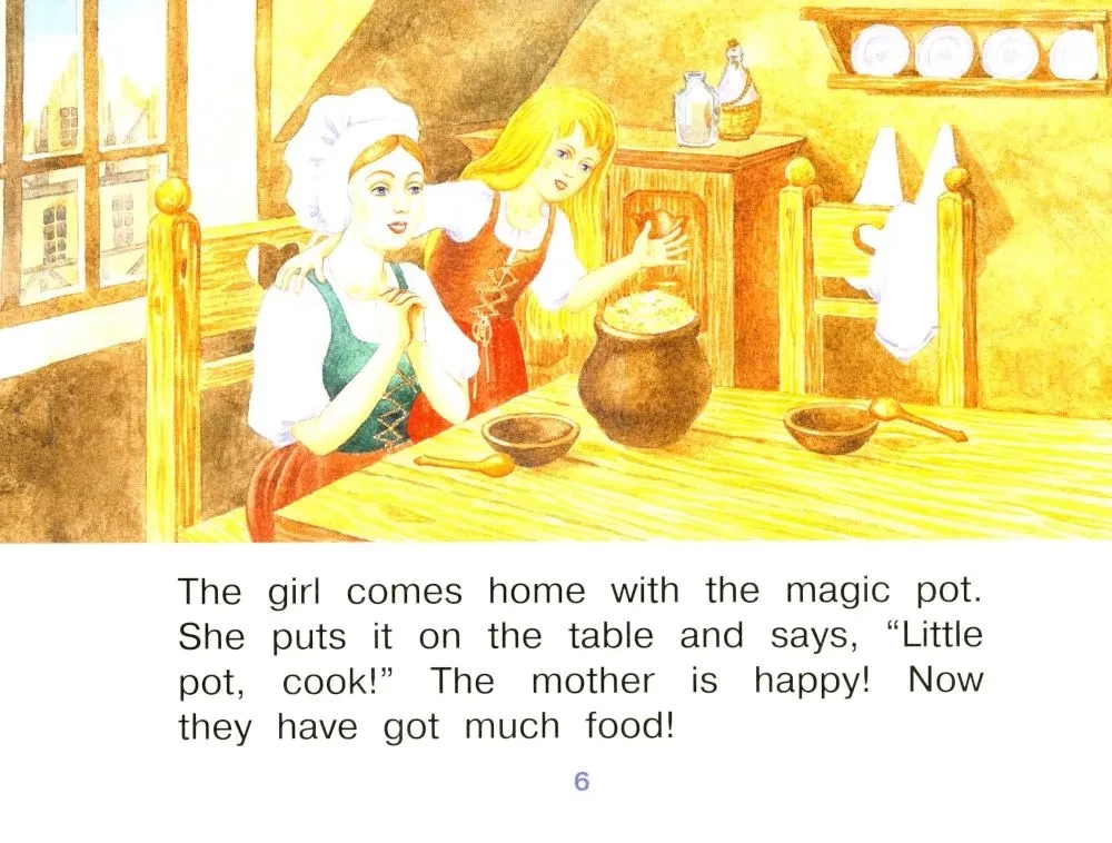 Burvju putru katls = Волшебный горшок каши
