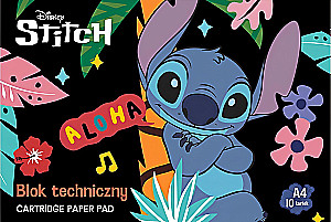Joonistusraamat - Stitch Aloha, A4, 10 lehte