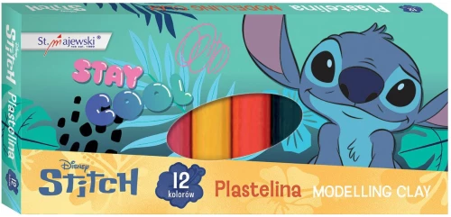 Пластилин - Stitch Stay Cool, 12 цветов