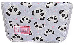 Rašiklis be pildymo - ST.RIGHT. Pilkas Panda