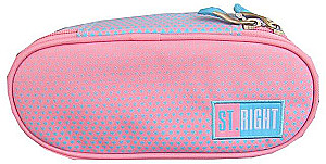Pencil case without filling - ST.RIGHT. Rožinė mėlyna gradientas