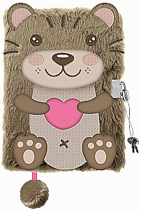 Plush Secret Diary - ST.RIGHT. Otter, A5, 96 pages