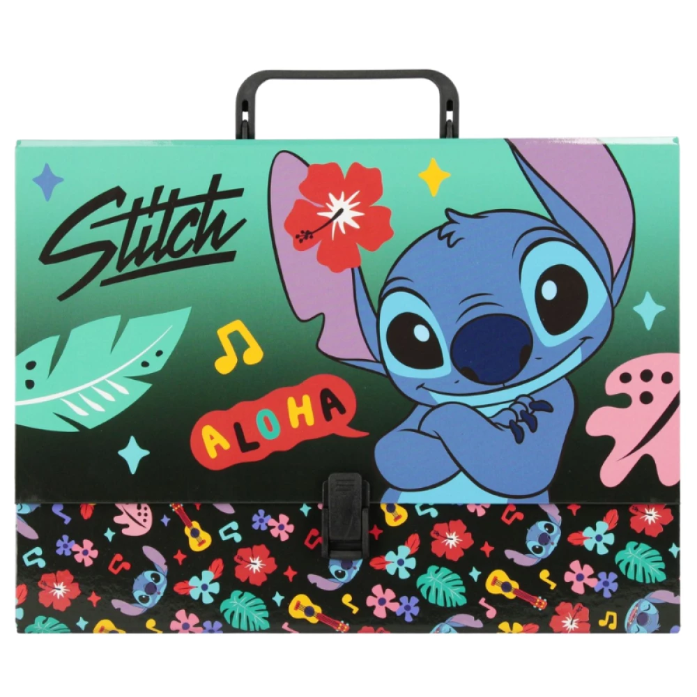Portfelis su rankena XL A4 - Stitch Aloha