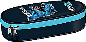 Pencil case without filling - ST.RIGHT. Blue T-Rex