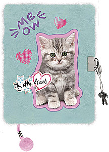 Diary - Mint Kitty, A5, 96 pages, lined