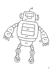 Liczymy i kolorujemy: samochody i roboty