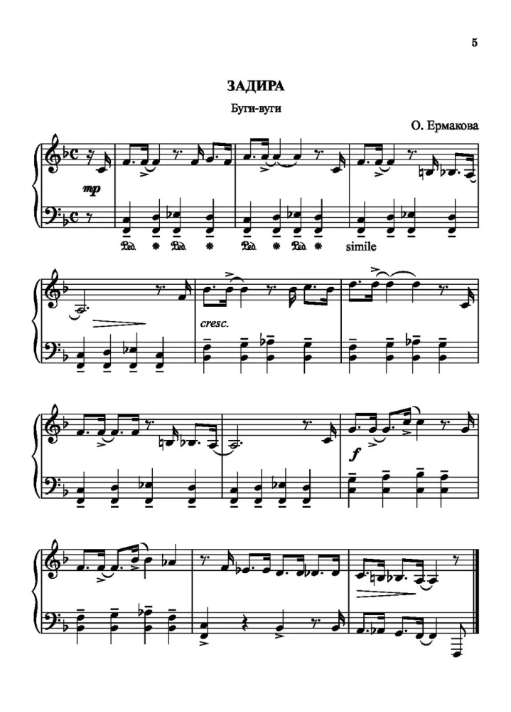Gramy jazz: ragtime, blues, boogie-woogie, melodie estradowe