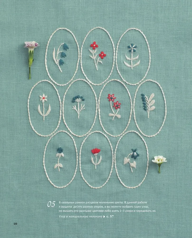 Embroidery by Alice Makabe. Legends of the Flower Valley
