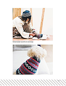 Family look. Me and my dog. Crocheting and knitting. 30 stylish projects for pets and their owners
