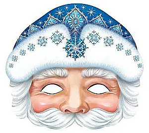 Karnevalsmaske - Weihnachtsmann