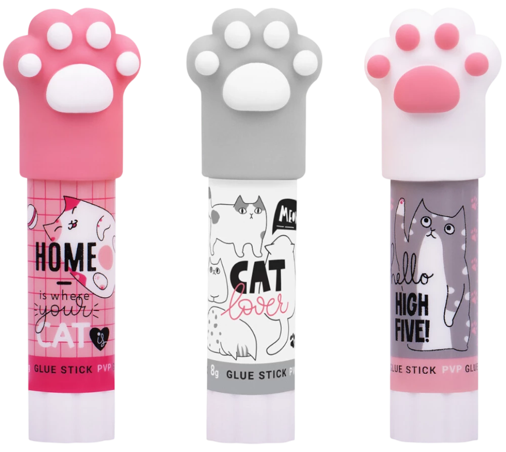 Klejs-zīmuļi - Meshu Cats (8 gr.)