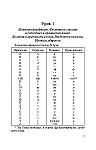 Latin Language and Basics of Medical Terminology