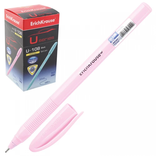 Šķērsgriezuma pildspalva - ErichKrause Stick Pastel, zila, dažādībā