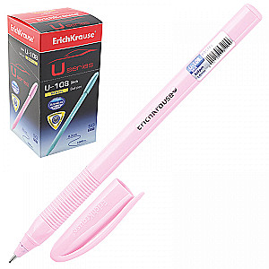 Шариковая ручка - ErichKrause Stick Pastel, синяя, в ассортименте