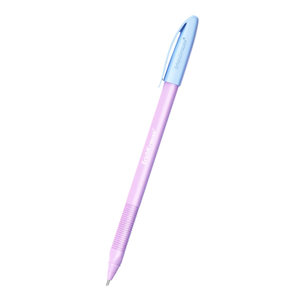 Ballpoint Pen - ErichKrause Stick Pastel Bloom, blue, assorted