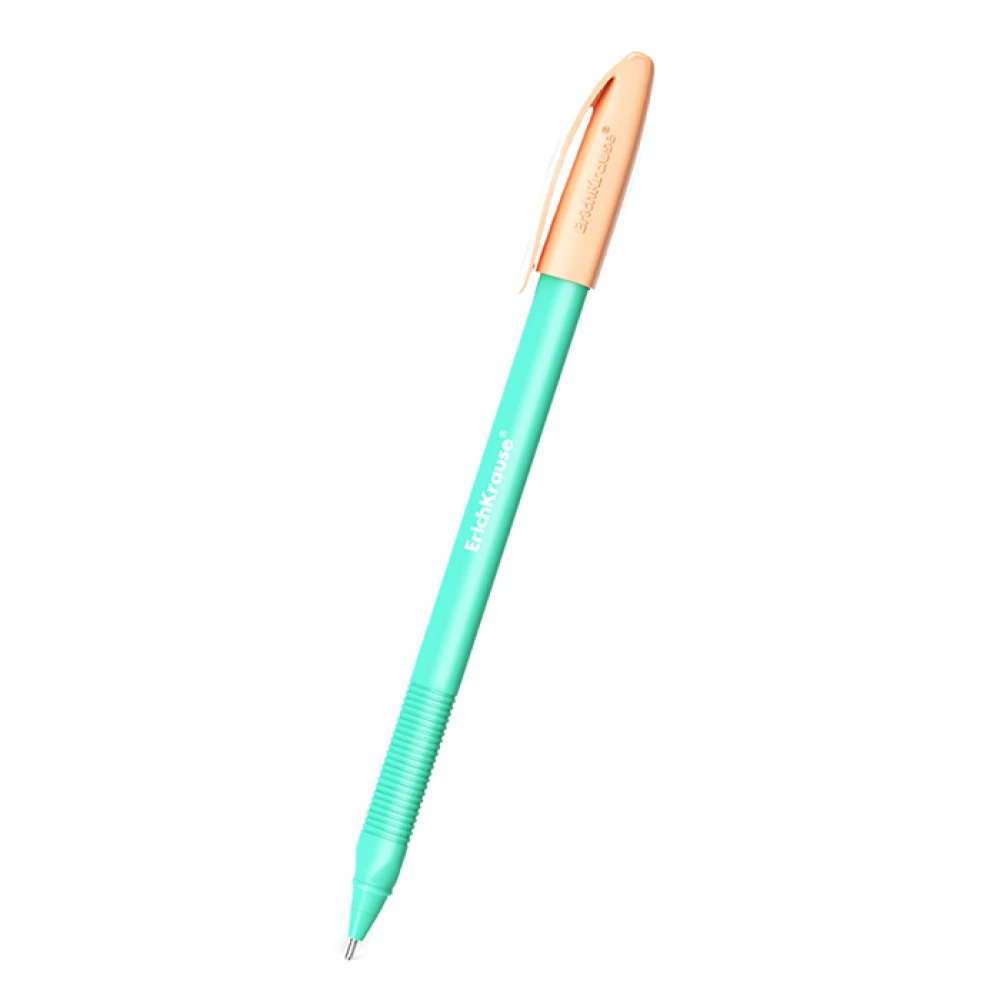 Ballpoint Pen - ErichKrause Stick Pastel Bloom, blue, assorted