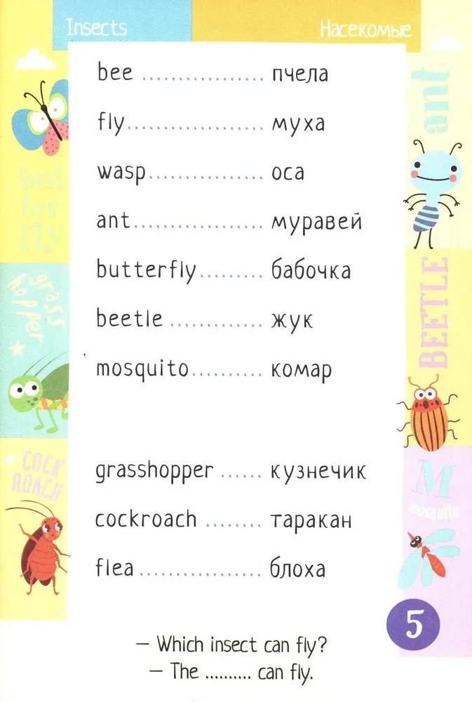500 englische Wörter. Wörterbuch-Übung. Stufe 1