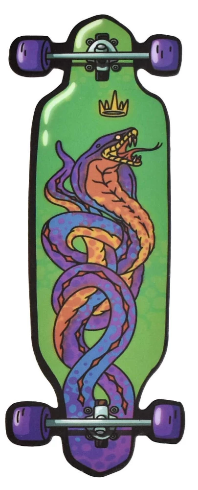 Raamatumärk - Longboard, kujuline