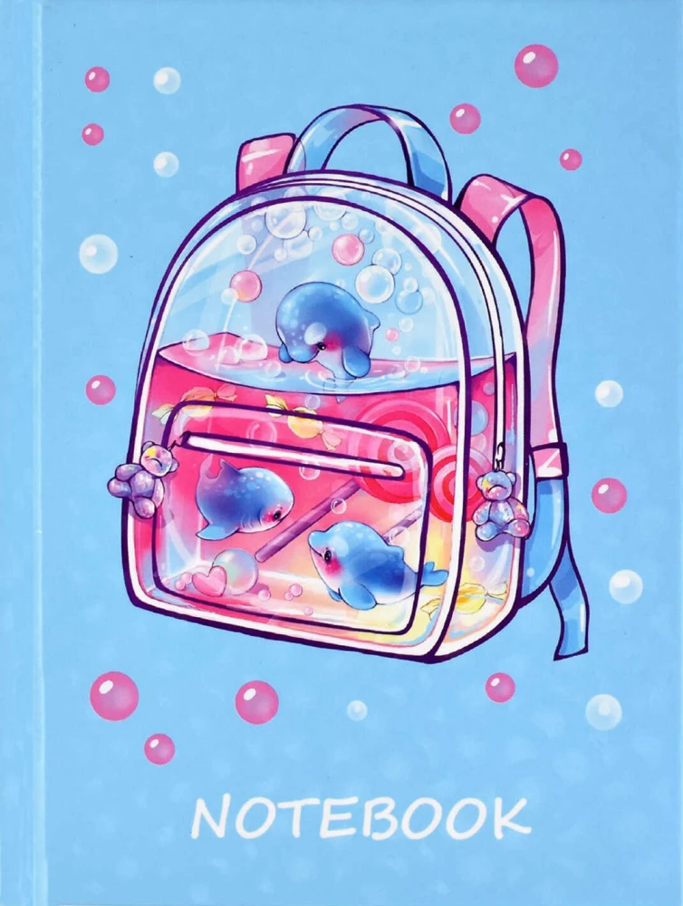 Notebook - Water Fantasy, A6, 48 sheets, lined