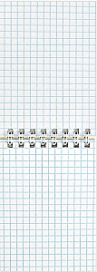 Bloknotu - Lettering, 40 lapas, šūna