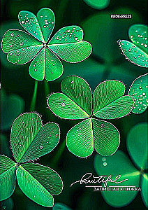 A6 Notebook. Lucky Clover